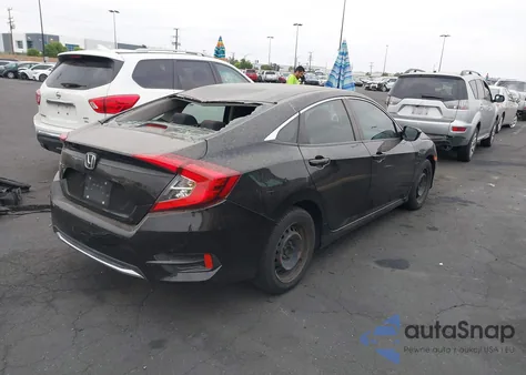 2019 Honda Civic Lx z USA, uszkodzony, nr VIN 19XFC2F63KE200681